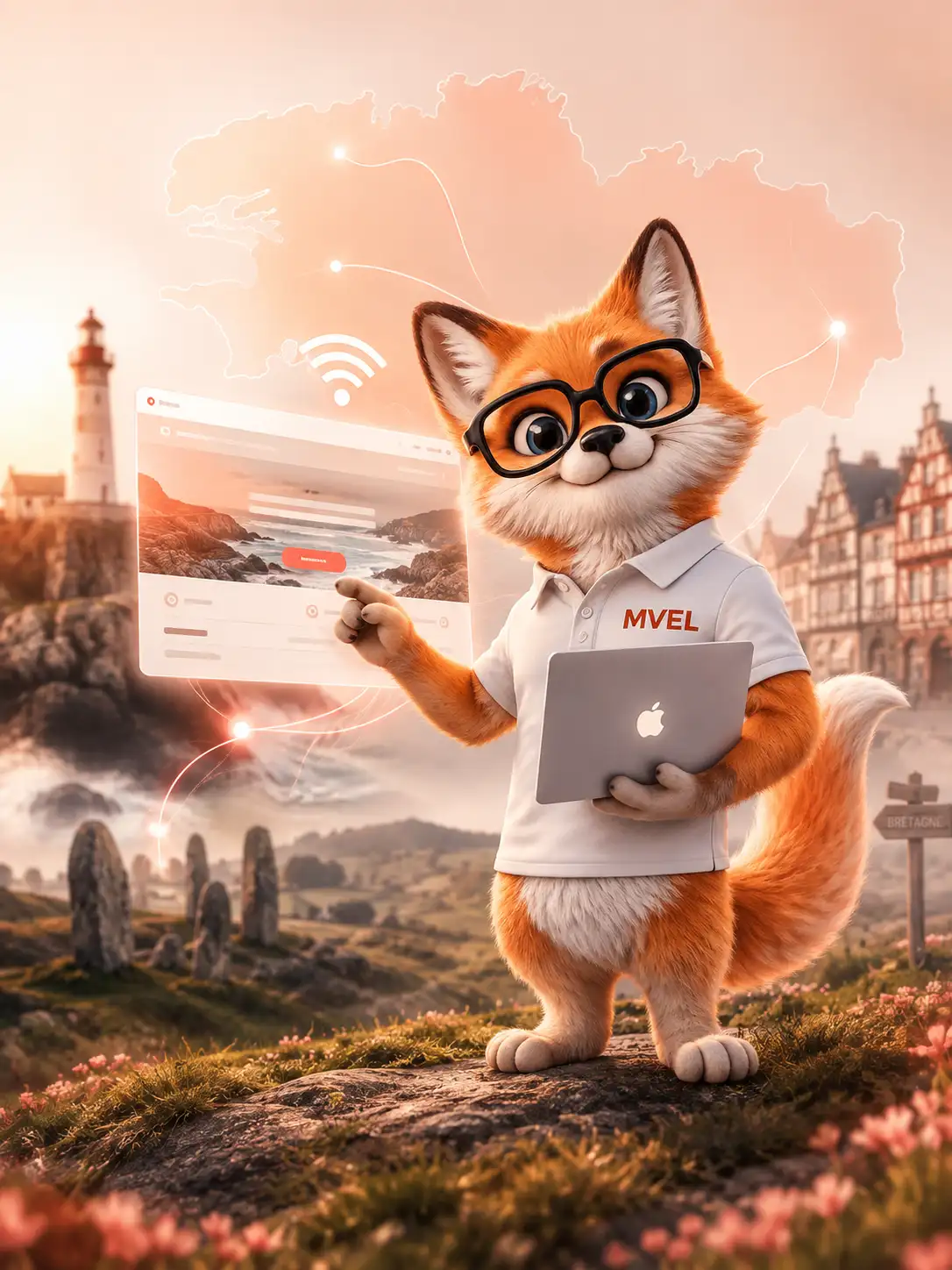 Agence web bretonne, création de site internet dans toute la Bretagne par le renard MVEL