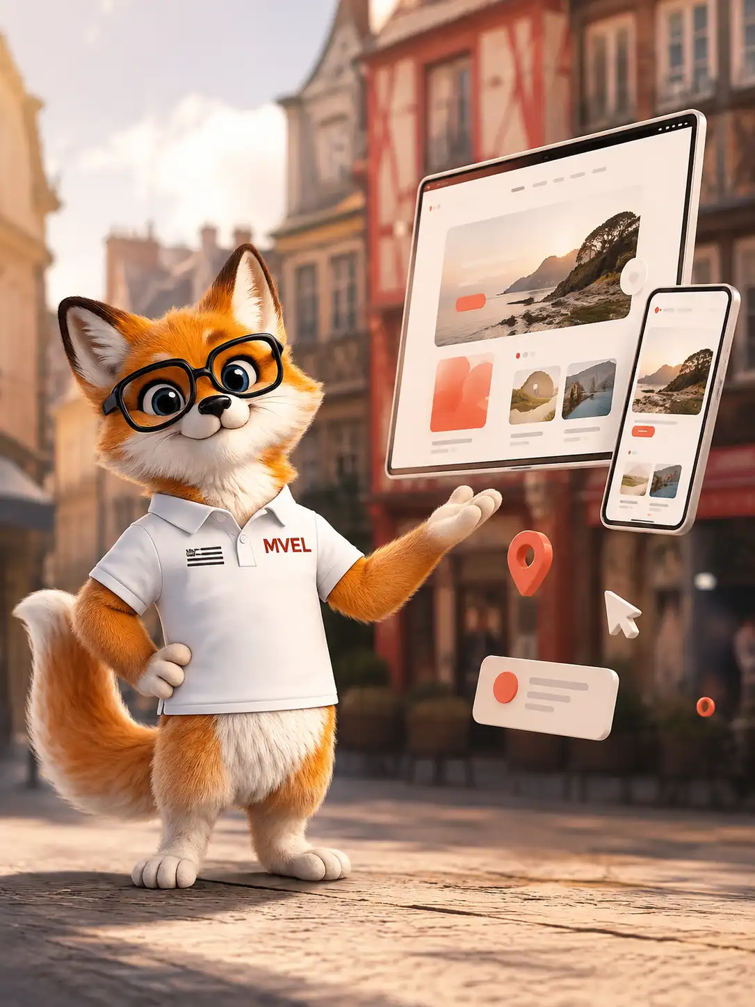 Création de site internet à Rennes, le renard MVEL construit votre site sur-mesure
