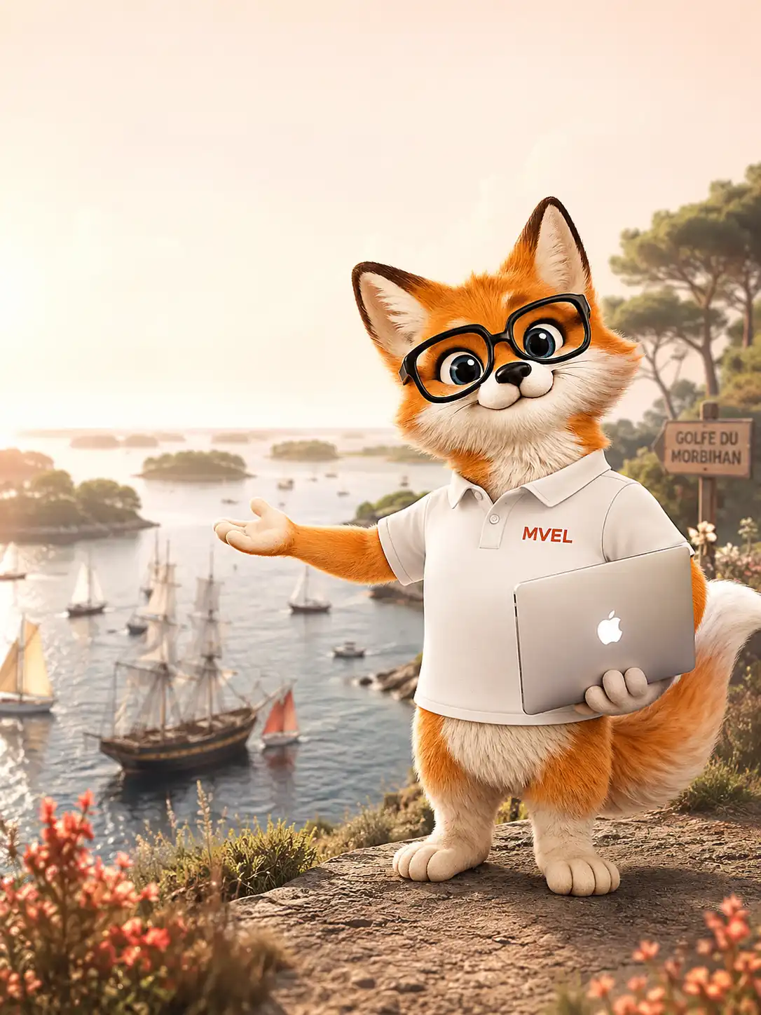 Création de site internet autour du Golfe du Morbihan par le renard MVEL