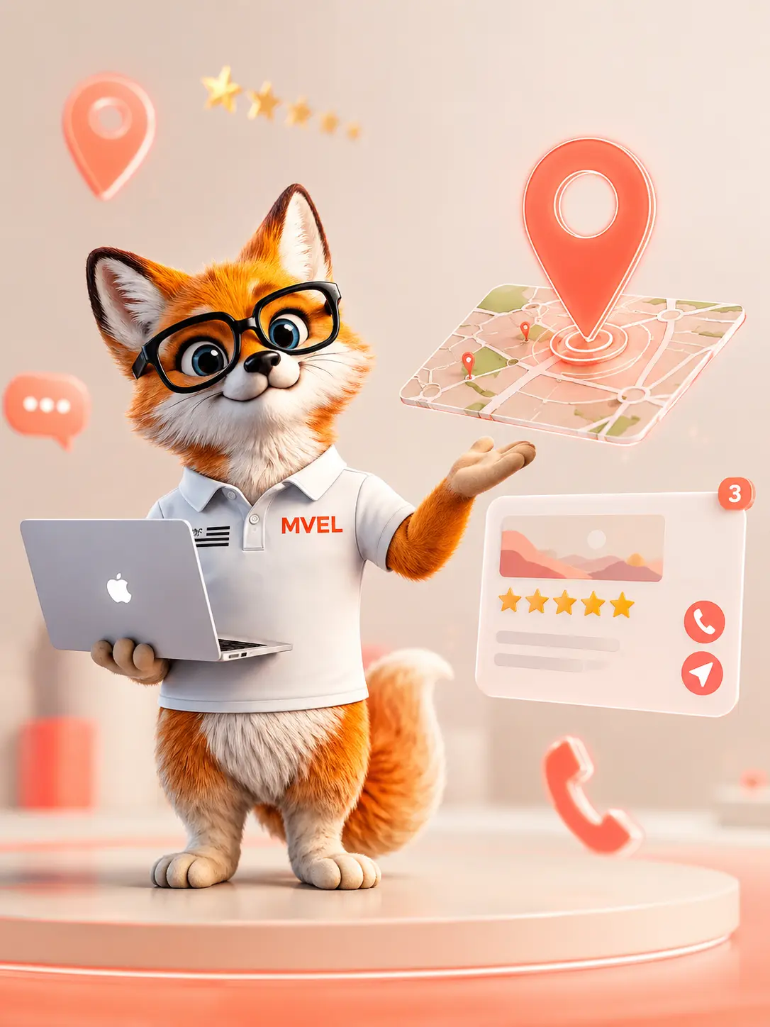 Optimisation de fiche Google Business Profile dans le Morbihan par le renard MVEL