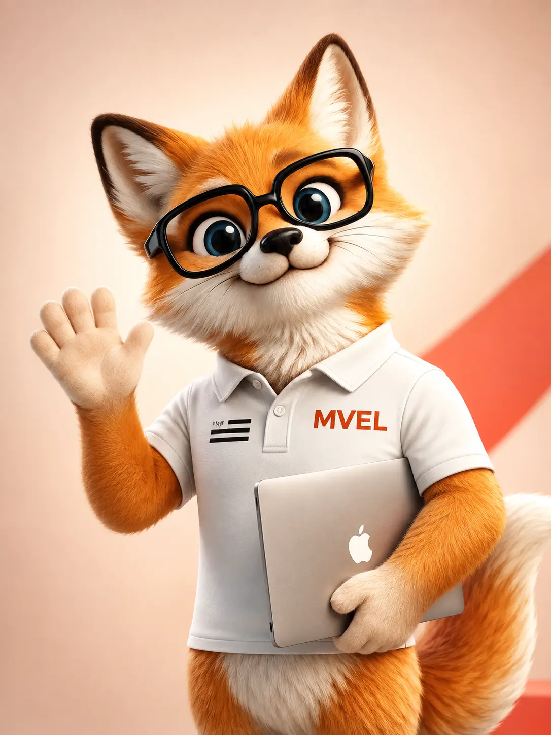 La mascotte renard de Ma Vitrine En Ligne, malin et sympathique