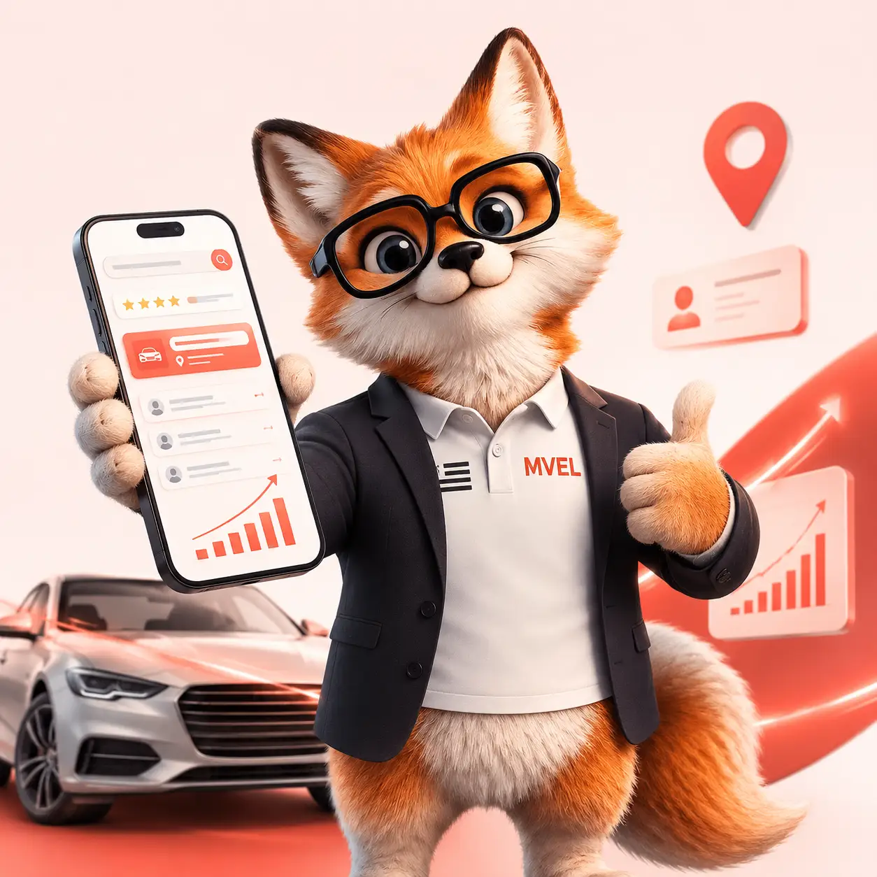 Renard MVEL présentant le succès du site de Bain Autos Sport