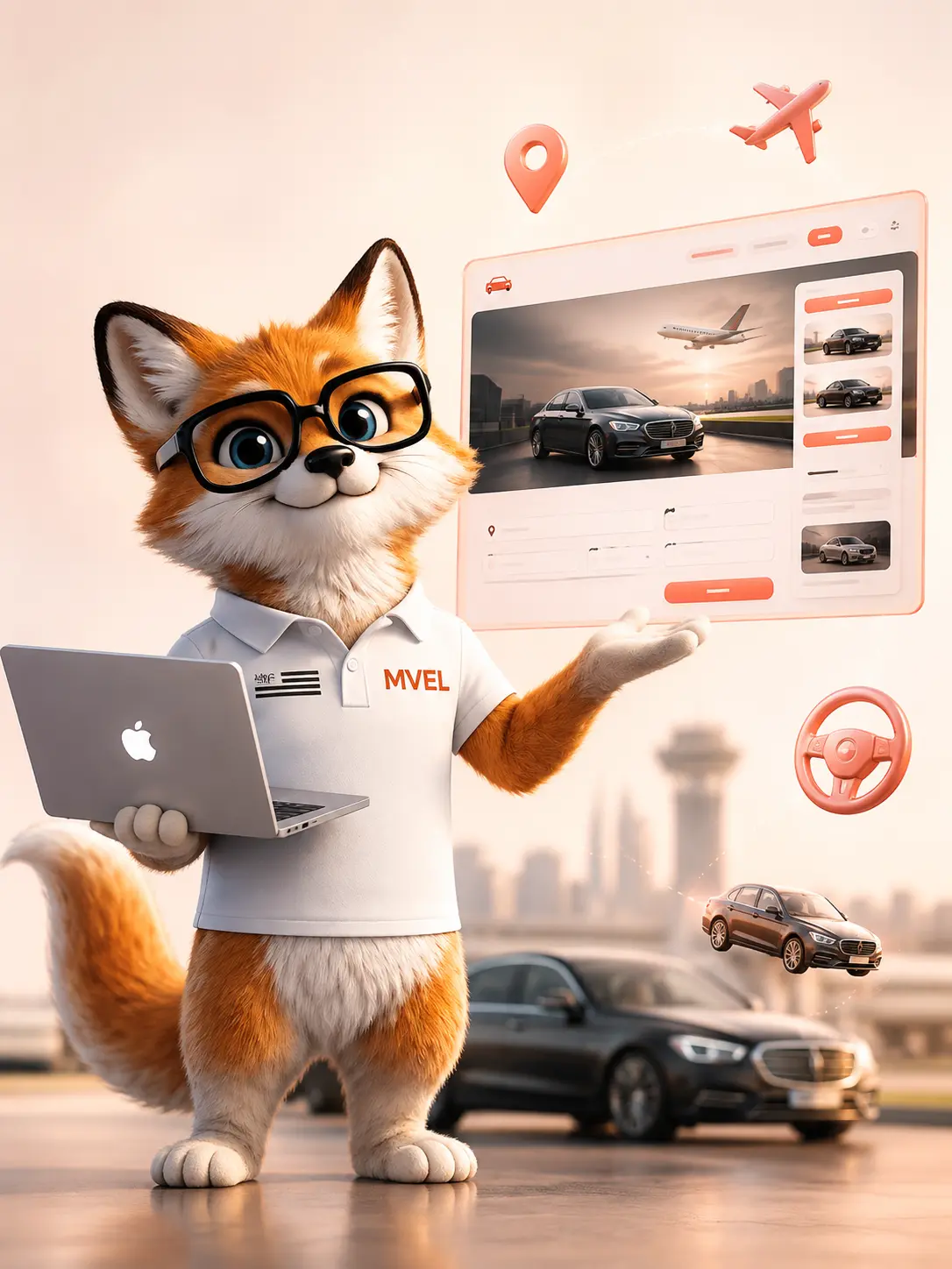 Création de site internet pour taxi et chauffeur VTC par le renard MVEL