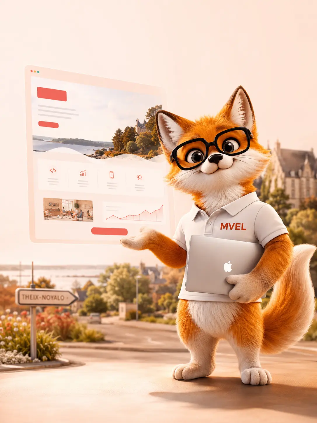 Création de site internet à Theix-Noyalo par le renard MVEL, porte du Golfe