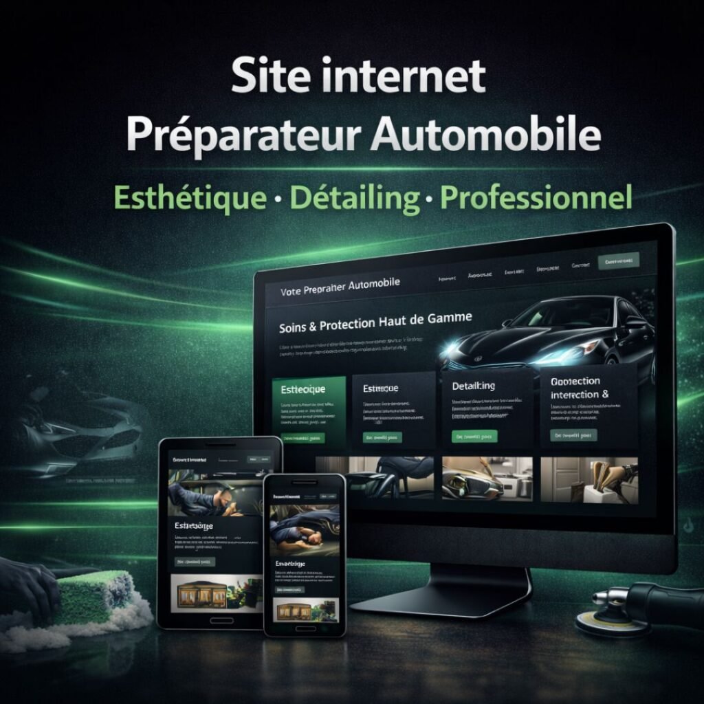 Création de site internet professionnel pour préparateur automobile afin d’améliorer la visibilité locale sur Google