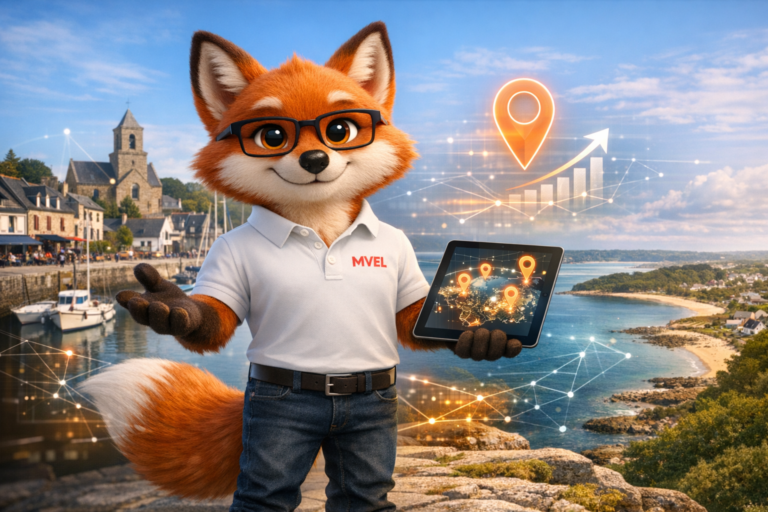 seo local Sarzeau – Carte des zones ciblées en SEO local autour de Sarzeau (Morbihan)