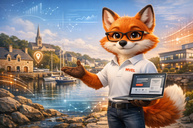 landing page Caudan – Wireframe d’une landing page orientée conversion pour Caudan (Morbihan)