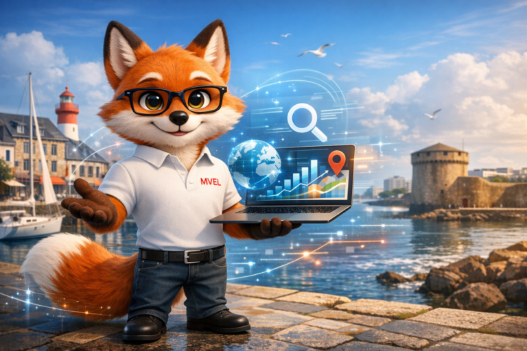 creation site internet Lorient – Illustration d’une tanière WordPress optimisée (UX + SEO) pour une PME à Lorient (Morbihan)