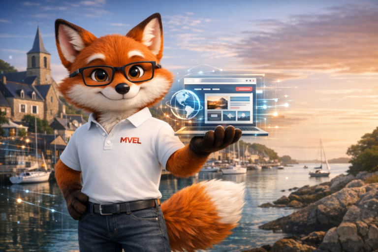 creation site internet Sarzeau – Illustration d’une tanière WordPress optimisée (UX + SEO) pour une PME à Sarzeau (Morbihan)