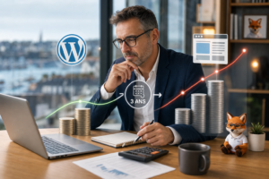WordPress vs site builder – Calcul comparatif sur 3 ans entre site WordPress et site builder