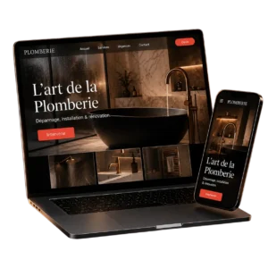 site internet d'un artisan plombier